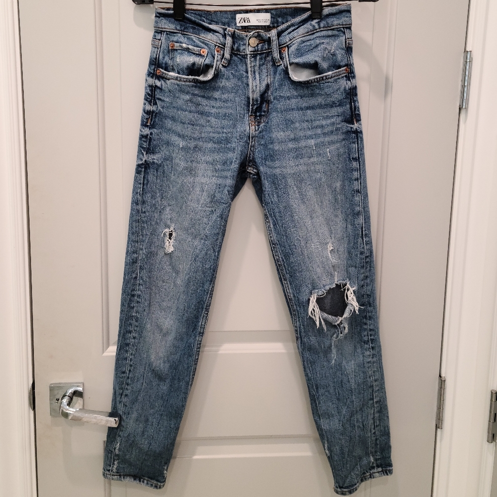 Zara slim boyfriend jean
